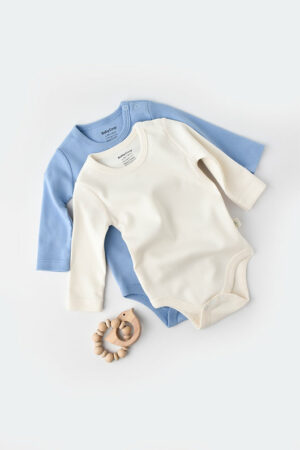 Set 2 body-uri cu mâneca lungă bebe unisex