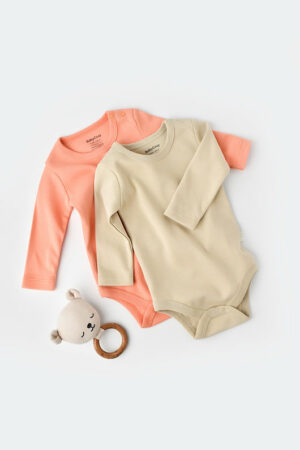 Set 2 body-uri cu mâneca lungă bebe unisex