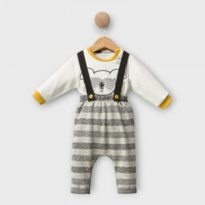 set bluză și pantaloni cu bretele