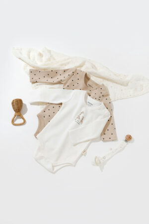 Set 2 body-uri cu maneca lungă bebe unisex