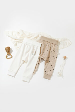 Set 2 pantaloni bebe unisex