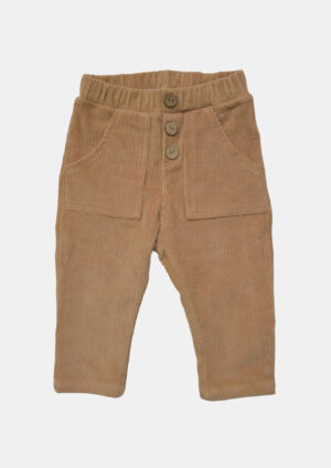 pantaloni din velvet maro