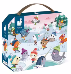 PUZZLE IN VALIZA - Petrecere cu zapada